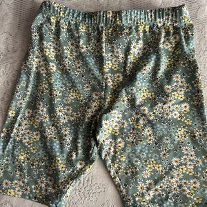 5 for $25 - Floral Green Shorts